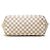Borsa Tote Louis Vuitton Damier Azur Neverfull MM Bianco Crudo - vista 3