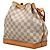 Louis Vuitton Damier Azur Noe BB Crossbody Shoulder Bag White - view 2