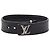 Bracciale Louis Vuitton Monogram LV Slim Shadow Charm Nero