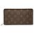 Louis Vuitton Monogram Long Wallet Braun