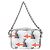 Double Bolso de asa de cadena con estampado de flecha de conejo Prada Resort 2106 Blanco