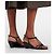Prada Sandali con zeppa in vernice nera Triangle Nero - vista 2