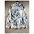 Louis Vuitton Camicia Overshirt Monogram Floral Blanc Bleu FW23 Bianco Blu - vista 2