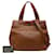 Borsa a tracolla Chanel Coco Mark Turnlock Marrone - vista 8