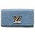 Twist Louis Vuitton Epi Denim Long Wallet Blau