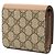 Cartera Bi-fold Gucci GG Marmont Supreme Beige - vista 2