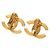 Orecchini a clip Chanel placcati oro e strass D'oro - vista 2