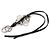 Loewe Anagram Strap Accessorio per Borsa Charm Nero Argento - vista 2