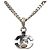 Collana con pendente Chanel Coco Mark Argento Verde - vista 2