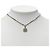 Collana con pendente Chanel Coco Mark Argento Verde - vista 5