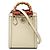 Mini borsa tote Gucci Bamboo Diana Bianco Crudo