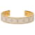 Bracciale Jonc Wild LV Louis Vuitton Bianco D'oro