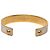 Bracciale Jonc Wild LV Louis Vuitton Bianco D'oro - vista 4