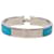 Hermès Emaille-Armband Hermes Click H PM Silber Blau  - Ansicht 3