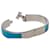 Hermès Emaille-Armband Hermes Click H PM Silber Blau  - Ansicht 4