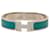 Hermès Bracelet jonc émaillé Hermes Click H PM Argenté Vert  - vue 1