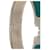 Hermès Bracelet jonc émaillé Hermes Click H PM Argenté Vert  - vue 5