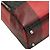 Christian Dior Borsa a tracolla a quadri Dior Homme Nero Rosso - vista 5