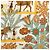 Hermès Hermes Carre 90 Decoupages Paper Cutout Scarf Multicolore Verde Cachi - vista 5