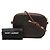 Borsa a tracolla Le Monogram Saint Laurent Marrone - vista 7