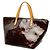 Borsa Louis Vuitton Monogram Vernis Bellevue PM Bordò Porpora - vista 2