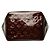 Borsa Louis Vuitton Monogram Vernis Bellevue PM Bordò Porpora - vista 3