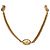 Collana Chanel Coco Mark Vintage Crown Chain D'oro