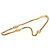 Collana Chanel Coco Mark Vintage Crown Chain D'oro - vista 2