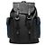 Zaino Louis Vuitton Epi Damier Graphite Christopher PM Nero Blu