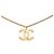 Collana con pendente a catena con il logo Coco di Chanel D'oro