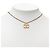 Collana con pendente a catena con il logo Coco di Chanel D'oro - vista 5