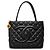 Borsa Tote Chanel Matelassé Coco Mark Reissue Nero