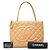 Borsa Tote Chanel Matelassé Coco Mark Reissue Beige - vista 7