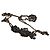 Collana Louis Vuitton 07 AW Runway Brass Chain Flower Bronzo
