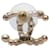 Orecchini Chanel Vintage Coco Mark Rosa D'oro - vista 3