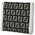 Fendi Zucchino Logo Charm Tri-fold Wallet Brown White - view 2