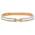Hermès Hermes Mini Click H Charm Bracelet White Golden  - view 1
