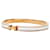 Hermès Hermes Mini Click H Charm Bracelet White Golden  - view 2