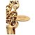 Portachiavi Monogram Flower Ivy Louis Vuitton D'oro - vista 5