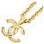 Collana con pendente a catena con il logo Coco di Chanel D'oro
