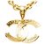 Collana con pendente a catena con il logo Coco di Chanel D'oro - vista 3