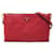 Borsa a tracolla e clutch con placca logo Triangle Prada Rosso