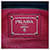 Borsa a tracolla e clutch con placca logo Triangle Prada Rosso - vista 5