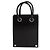Mini borsa in pelle nera The Kooples Nero - vista 3