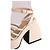 Nodaleto Beige High Heels - Ansicht 4