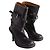 Botas Acne Studios de piel negra con hebilla Negro - vista 3