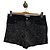 Short American Retro noir T.27 Nero