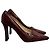 Escarpines Chanel bordeaux T.37 Burdeos