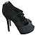 Fendi Black Suede Open Toe Boots Size 36