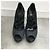 Fendi Black Suede Open Toe Boots Size 36 - view 2